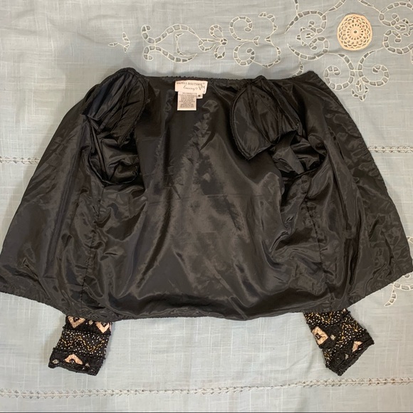 Papell Boutique Evening beaded silk jacket - Picture 4 of 10